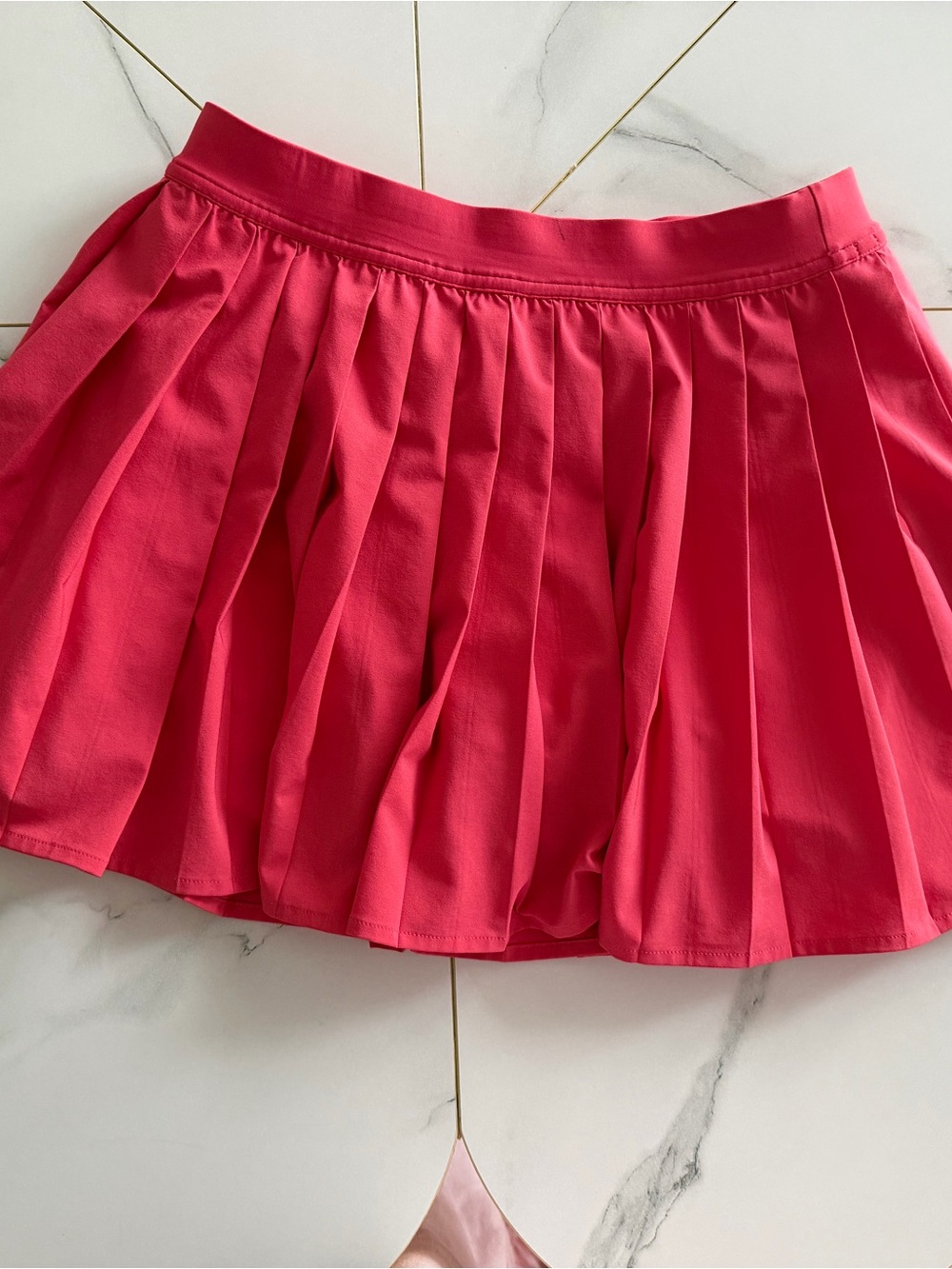 lululemon athletica Pleated Hot Pink Tennis Skirt